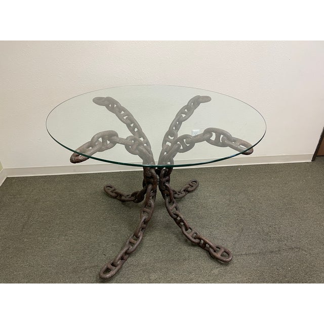 Vintage Chain Tables For Sale In Los Angeles - Image 6 of 8