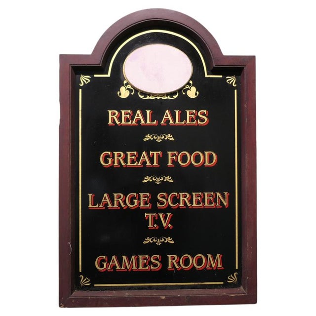 Metal Restaurant Traditional Greeting Sign, 1960 For Sale - Image 7 of 7
