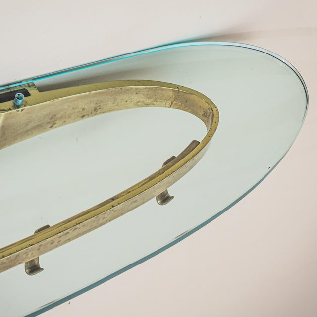 Mid-Century Modern Model 2185 Wall Coat Rack by Max Ingrand for Fontana Arte, Italy, circa 1955 For Sale - Image 3 of 5
