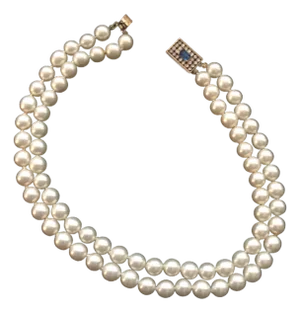 1960s Nina Ricci Vintage Faux Pearl Necklace