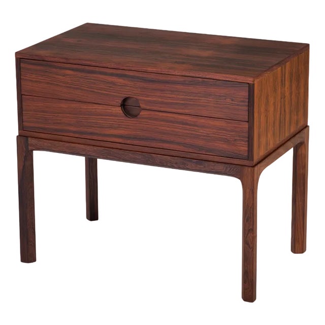 Bedside Table in Rosewood by Aksel Kjersgaard, Denmark, 1960s For Sale