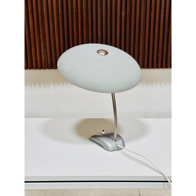Mid-Century Modern Early Metal Desk Lamp, Germany, 1950s For Sale - Image 3 of 18