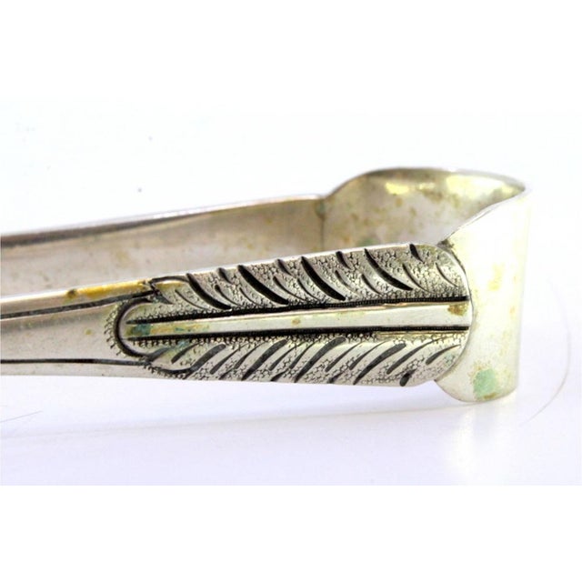 Silver Ice Tongs in the Shape of Bird Claws For Sale - Image 4 of 7
