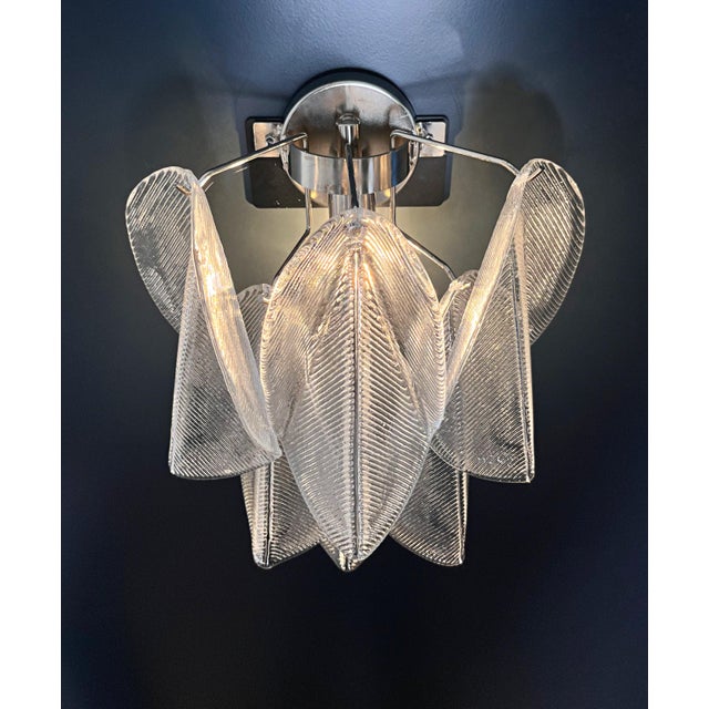 Vintage Italian Murano Glass Rondini Wall Lights, 1990s, Set of 2 For Sale - Image 18 of 18