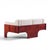 Mid 20th Century Claudio Salocchi for Sormani Mid Century Rosewood and Bouclé Settee Sofa For Sale - Image 5 of 9