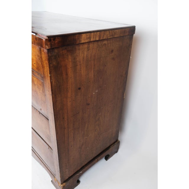Wood Empire Chest of Drawers with Four Mahogany Drawers, 1840s For Sale - Image 7 of 16