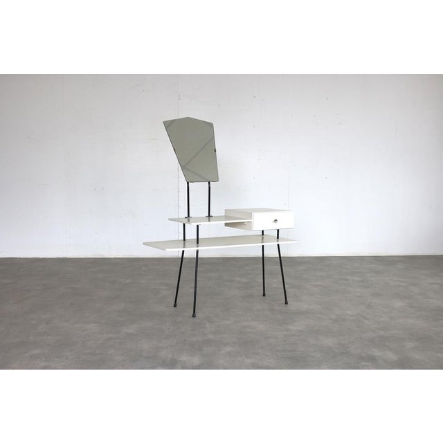 Black Vintage Dressing Table, 1960s For Sale - Image 8 of 9