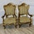 Goldenrod Set of Large Italian Carved Giltwood Armchairs For Sale - Image 8 of 10
