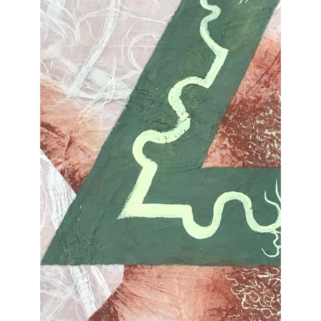 1950s 1950s Mid-Century Abstract Collage by Julian C. Wright For Sale - Image 5 of 7