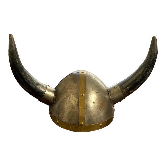Early 20th Century Viking Helmut Chairish