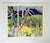 Abstract 1985 Modernist Landscape Mixed Media Painting For Sale - Image 3 of 3