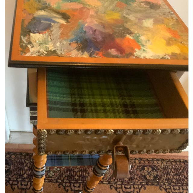Mackenzie Childs 1990s Mackenzie Childs Barley Twist Table For Sale - Image 4 of 9