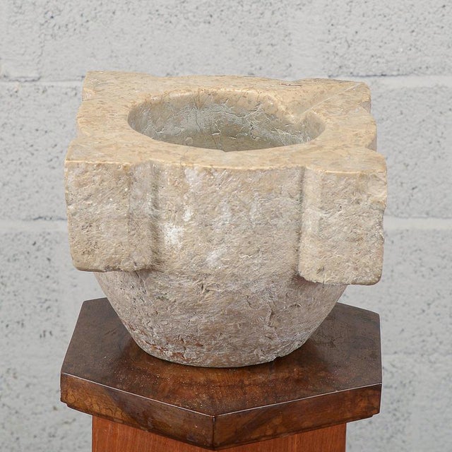 Stone Mortar, Italy, Early 19th Century For Sale - Image 13 of 13