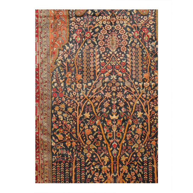 2020s Pasargad DC Double-Sided Hand-Knotted Silk Quchan Rug For Sale - Image 5 of 7