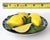 Late 20th Century Vintage Christine Viennet Trompe l'Oeil Plate With Lemons For Sale - Image 5 of 9