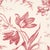 Contemporary SAMPLE - Schumacher Toile De Fleurs Wallpaper In Rouge For Sale - Image 3 of 4