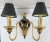 Italian 1980s Pair of Italian F. Fabbian Lighting Two Arm Wall Sconces For Sale - Image 3 of 12