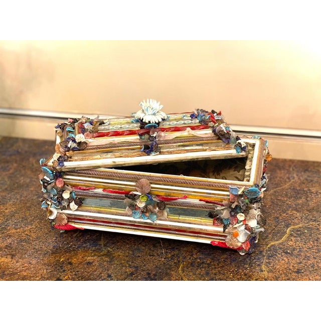 Glass Murano Glass Jewel Box, 1930s For Sale - Image 7 of 15