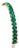 27 Carat Natural Emerald Tennis Bracelet, 14 Karat Yellow Gold, 21gm, 7.25 Inch For Sale