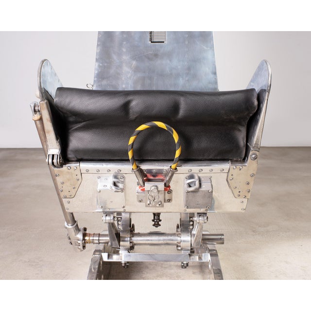 Martin-Baker Mk2 Ejection Seat, Polished Aluminum, Mid-Century Art For Sale - Image 16 of 18