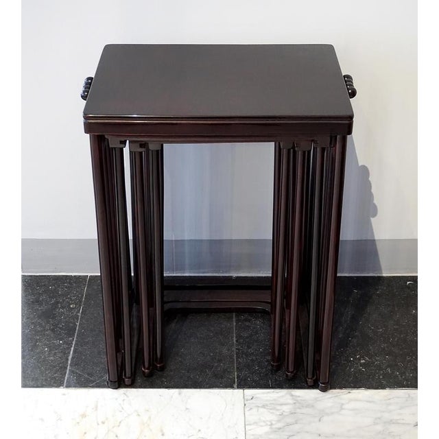 Art Nouveau Nesting Tables from Josef Hoffmann, 1906, Set of 4 For Sale - Image 6 of 9