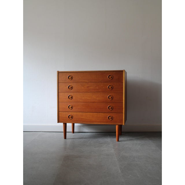 Vintage Danish Chest of Drawers in Teak, 1960s For Sale - Image 10 of 10