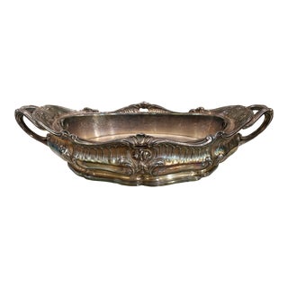 Victor Saglier (French, 1809-1894) Silvered Bronze Centerpiece or Planter For Sale