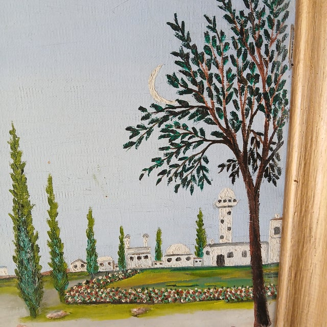 Late 20th Century Andrea Badami - American Folk Artist - The Flight Into Egypt For Sale - Image 4 of 7