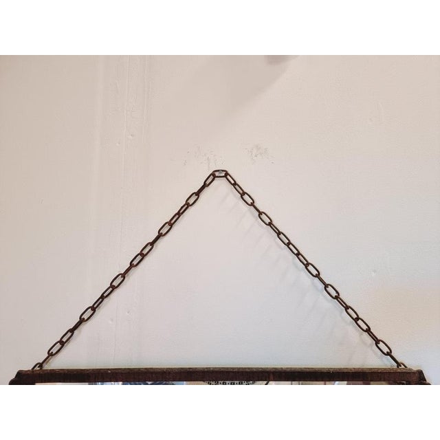 French Art Deco Iron Mirror, 1930s For Sale - Image 4 of 9