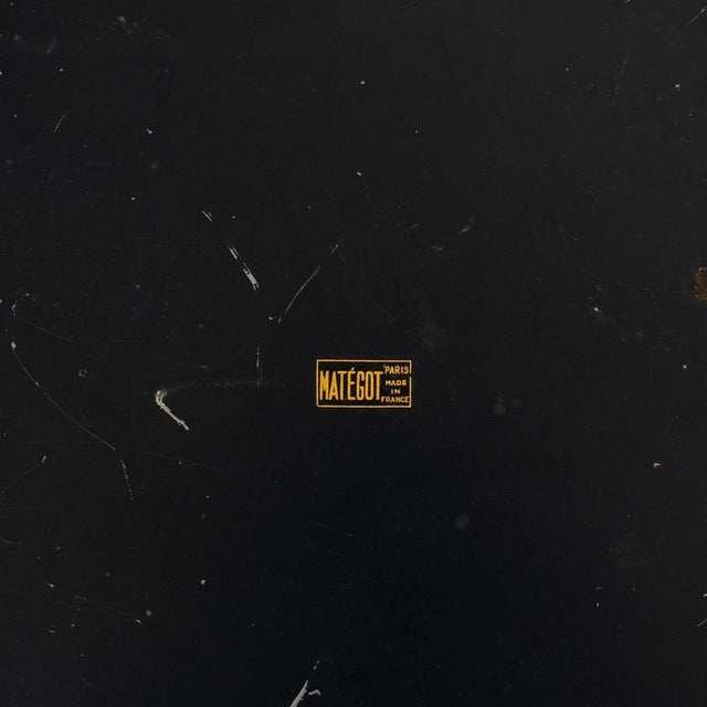 Metal Red Tray attributed to Mathieu Matégot, 1950s For Sale - Image 7 of 10