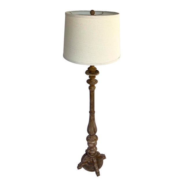 Vintage Spindled Floor Lamp For Sale - Image 9 of 10