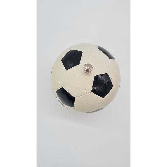 Metal Vintage Standing Ashtray Football, 1960s For Sale - Image 7 of 13