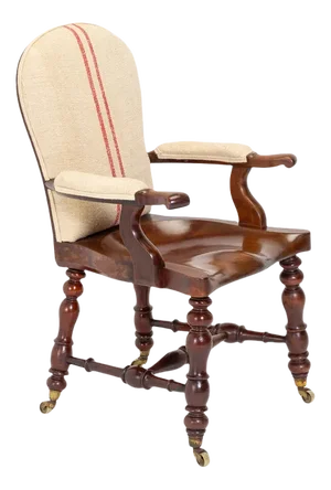 19th Century English Mahogany Armchair