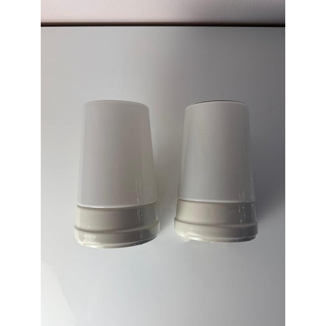 Model 6070 Wall Lamp in White by Sigvard Bernadotte for Ifö, Set of 2 For Sale - Image 5 of 11