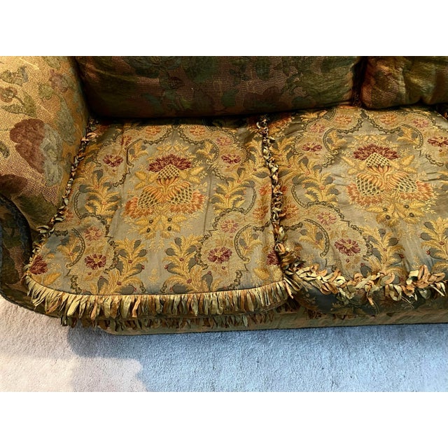 Textile Vintage Exquisite Carol Hicks Bolton and E J Victor Exquisite Sofa With Pillows Excellent Condition For Sale - Image 7 of 18