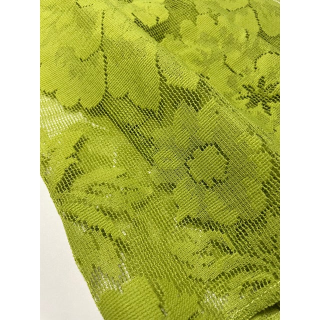 Shabby Chic Vintage Square Floral Tablecloth For Sale - Image 3 of 6