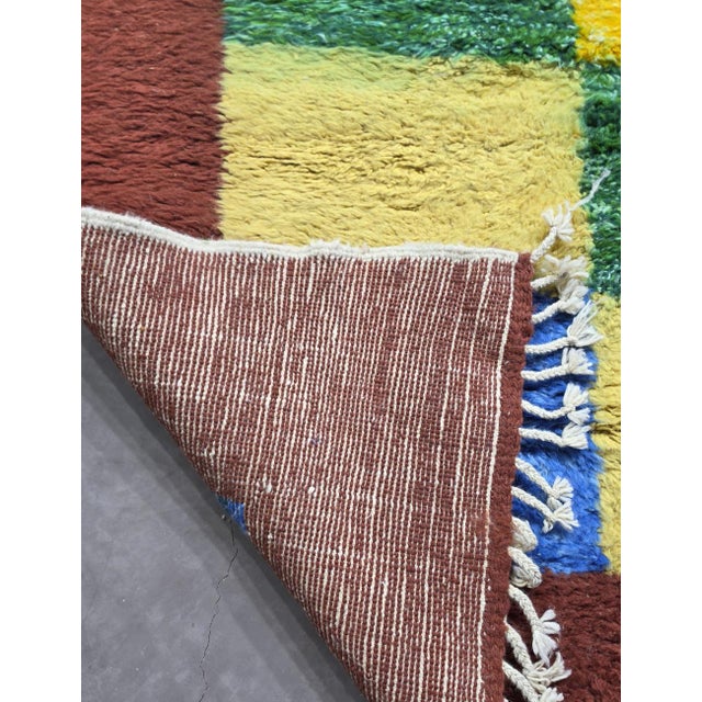 Multicolor Moroccan Rug - 10.1 X 7.7 Ft For Sale In Cleveland - Image 6 of 8