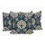 Bespoke Floral Damask Throw Pillows, Set of Three For Sale