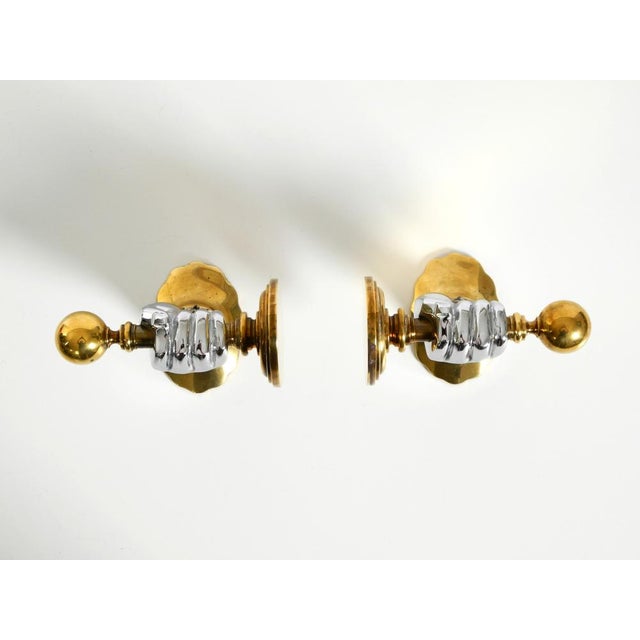 Hollywood Regency Bookends in Brass from Vereinigte Werkstätten, 1980s, Set of 2 For Sale - Image 3 of 14
