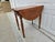 Baker Furniture Mahogany Pembroke Drop-Leaf Side Table Satinwood Inlay For Sale - Image 10 of 12