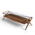 Mid-Century Modern Cesare Lacca Style Mid Century Italian Walnut and Brass Coffee Table For Sale - Image 3 of 9