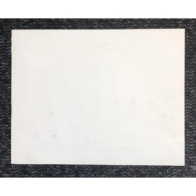 Frédéric Schmied, Le Castel À Edimbourg, 1958, Graphite on Paper For Sale - Image 6 of 7