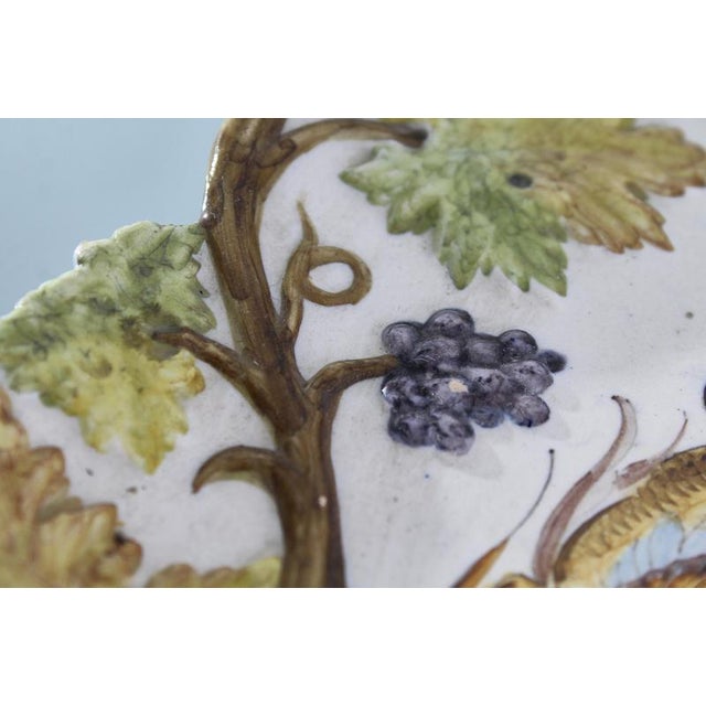 Hand-Decorated Porcelain Cake Stand from Ginori, Italy, 1800s For Sale - Image 13 of 14