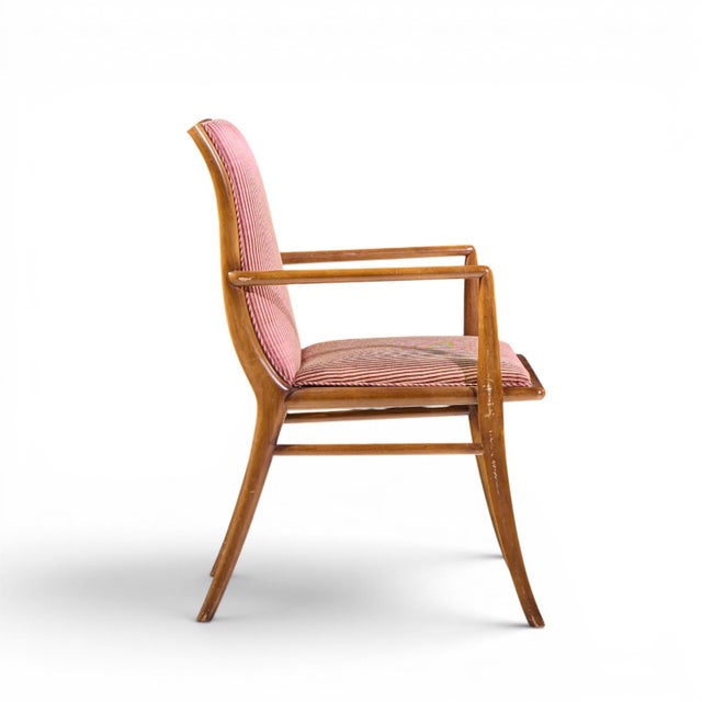 Robsjohn-Gibbings for Widdicomb Mid Century Walnut Dining Chairs - Set of 6 For Sale - Image 13 of 17