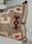 Native American Navajo Indian Weaving Bolster Pillow W/ Suede Backing For Sale - Image 3 of 6