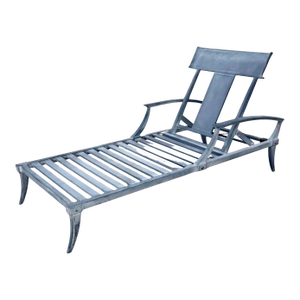 Neoclassical Greco-Roman Klismos Chaise Lounge