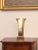 1970s Stiffel Brass Fan Uplight Table Lamp With Dimmer, Hollywood Regency Art Deco Revival For Sale In New York - Image 6 of 8
