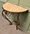 Rustic French Wrought Iron Marble Console Table For Sale - Image 5 of 7