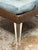 Blue Lee Industries for Witford Hide + Leather Ottoman For Sale - Image 8 of 12