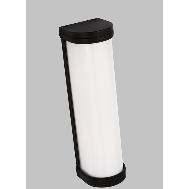 Traditional Alexa Hampton by Visual Comfort Studio Ifran Medium Vanity, Aged Iron For Sale - Image 3 of 6